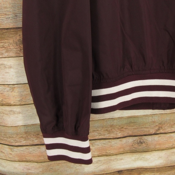 Goodfellow Maroon/White Varsity Jacket XL - Picture 8 of 13